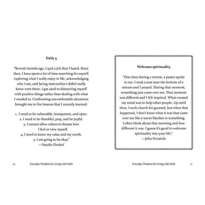 Simon & Schuster - Wholesale Religion - Everyday Wisdom for Living with Faith by Diana Fransis Onorato9