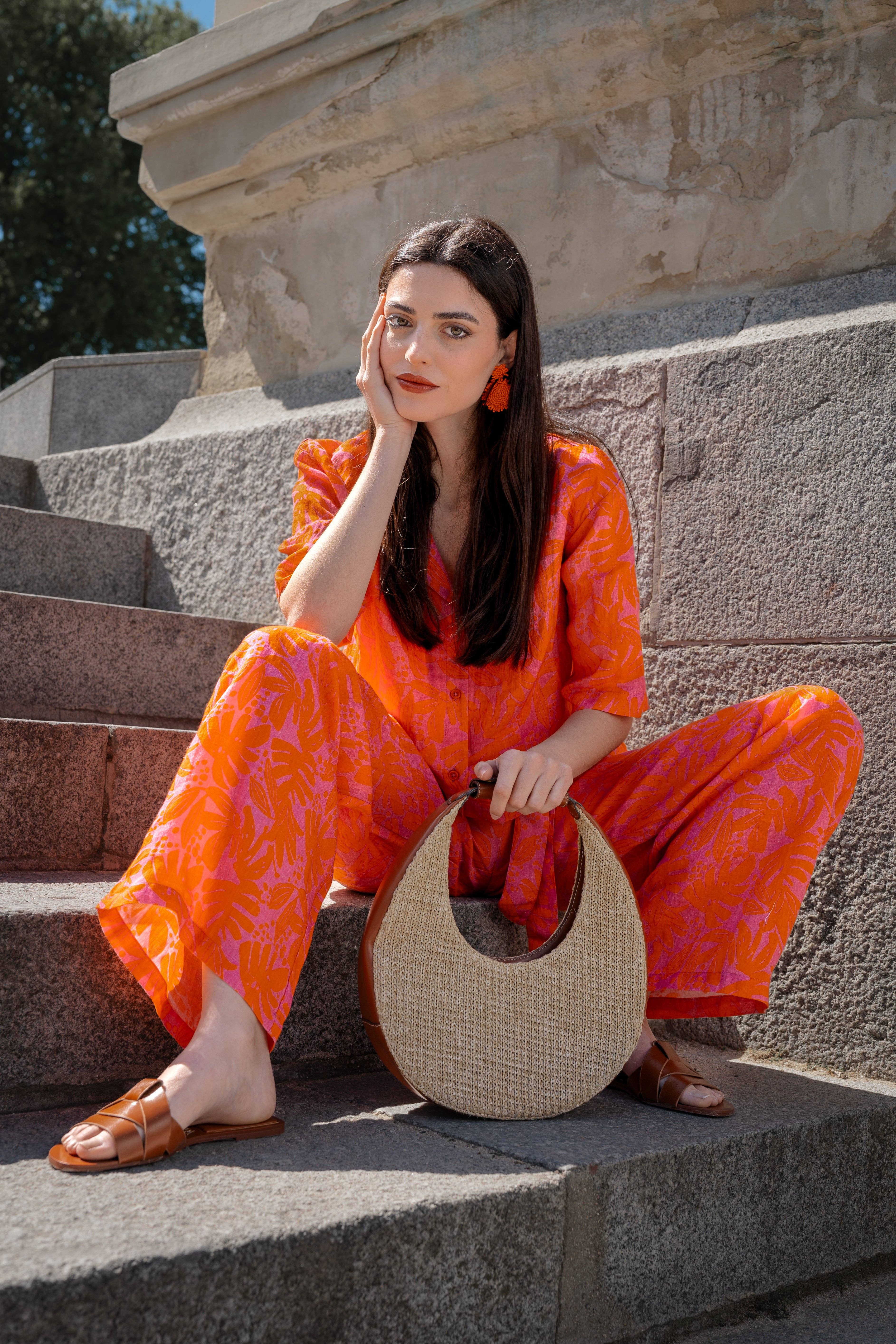 Kapda Casa – Conjunto de top e calça (roupa NÃO Casual) - Mulher por atacado – Conjunto Mônaco0