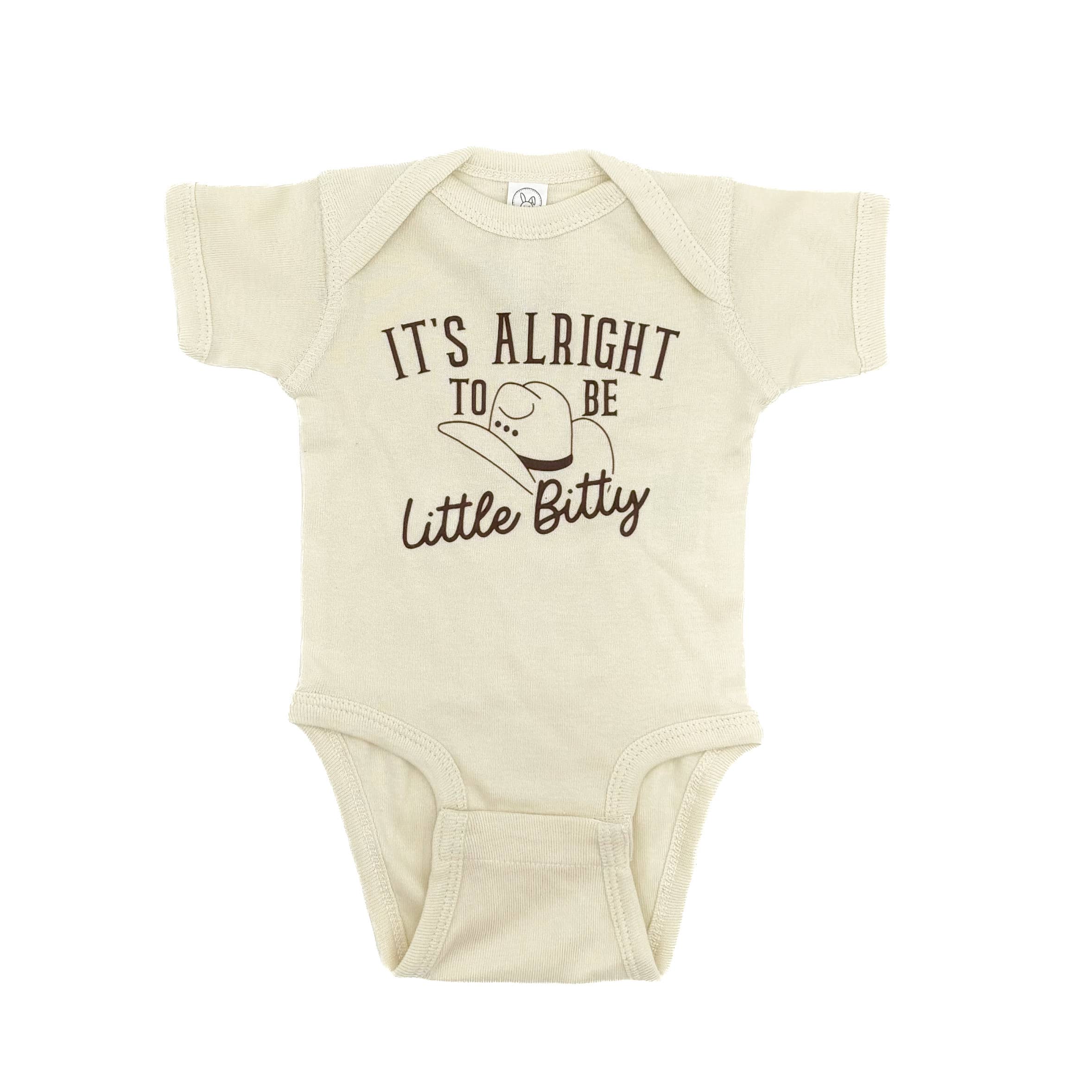 Sage & Soil - Wholesale Bodysuit (Non-Footed) - Baby - It's Alright To Be Little Bitty Infant Bodysuit1