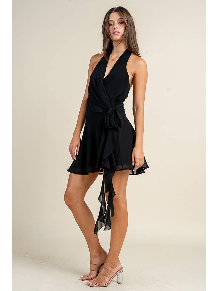 PRIVY - Wholesale Dress - Women's - BD13069E_DROP WAIST WRAP HALTER DRESS6