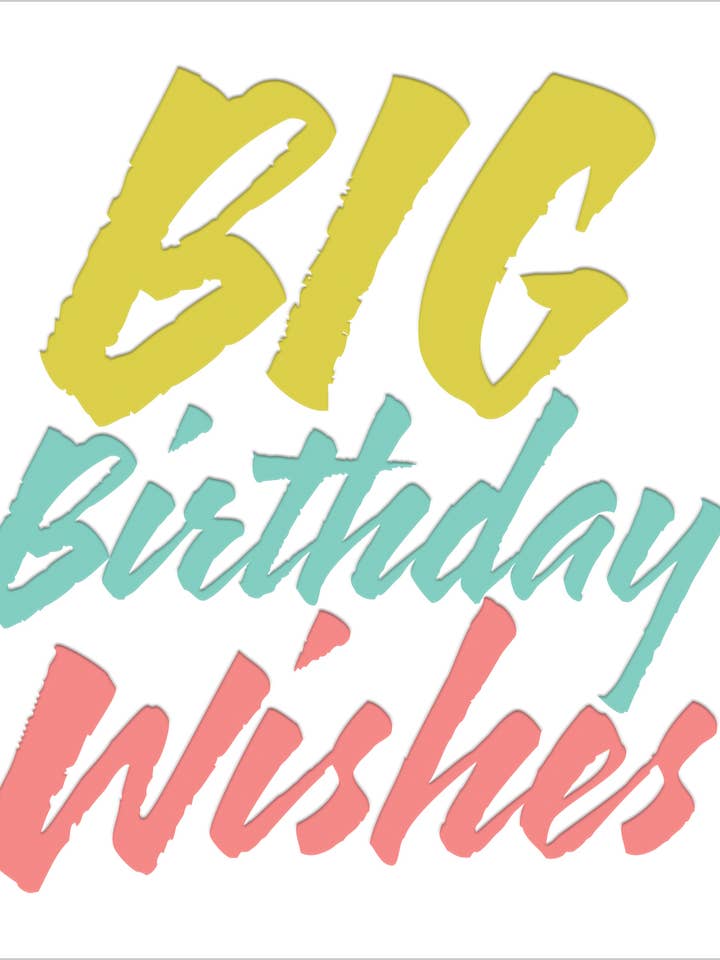 Tarjeta de felicitación de cumpleaños grande Gia Graham para venta al por mayor de From Me To You