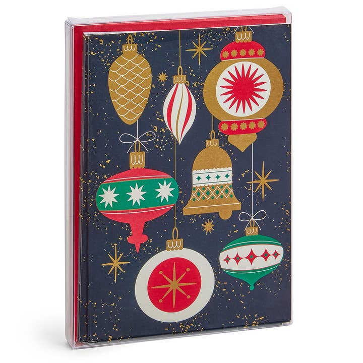 Vintage julprydnader - 8 Boxed Holiday gratulationskort för wholesale av Design With Heart