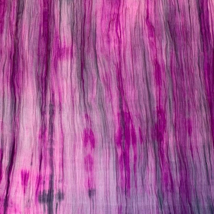 LUA - Wholesale Scarf - Women's - SKINNY WATERCOLOR SILK SCARF SC5100 #410 LT. MAGENTA / GREY