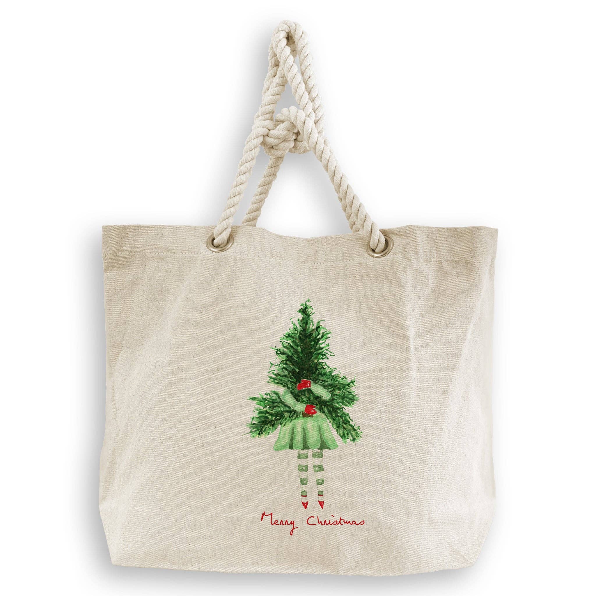 French Graffiti - Vendita all'ingrosso Strofinacci - Signora con albero di Natale6