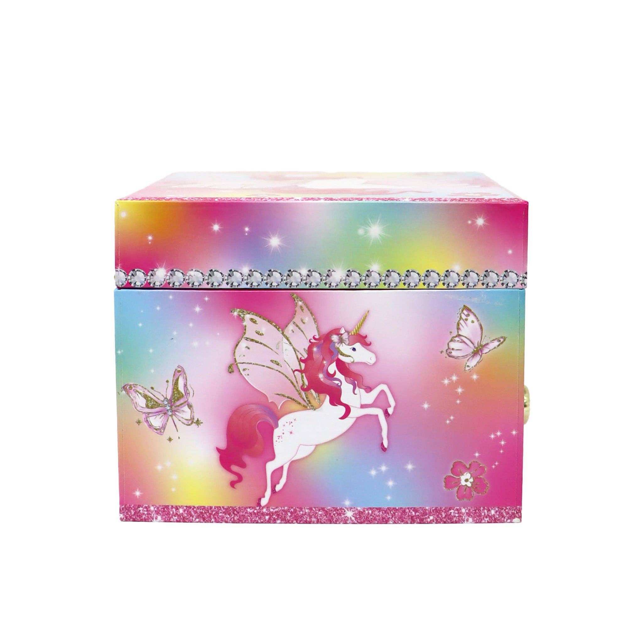 Pink Poppy USA - Wholesale Jewelry Box/Organizer - Kids - Dreamland Unicorn Small Musical Jewellery Box | Pack of 19