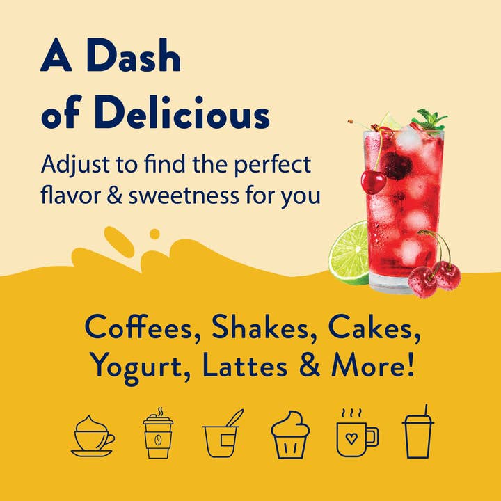 Jordan's Skinny Mixes - Wholesale Cocktail Mix/Syrup - Flavor Burst - Sugar Free Cherry + Antioxidant