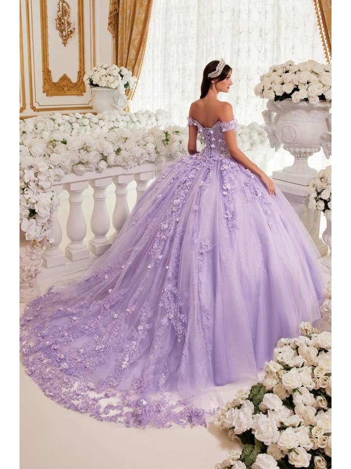 Tux-USA® - Wholesale Gown - Women's - Off The Shoulder Quinceanera Ball Gown1