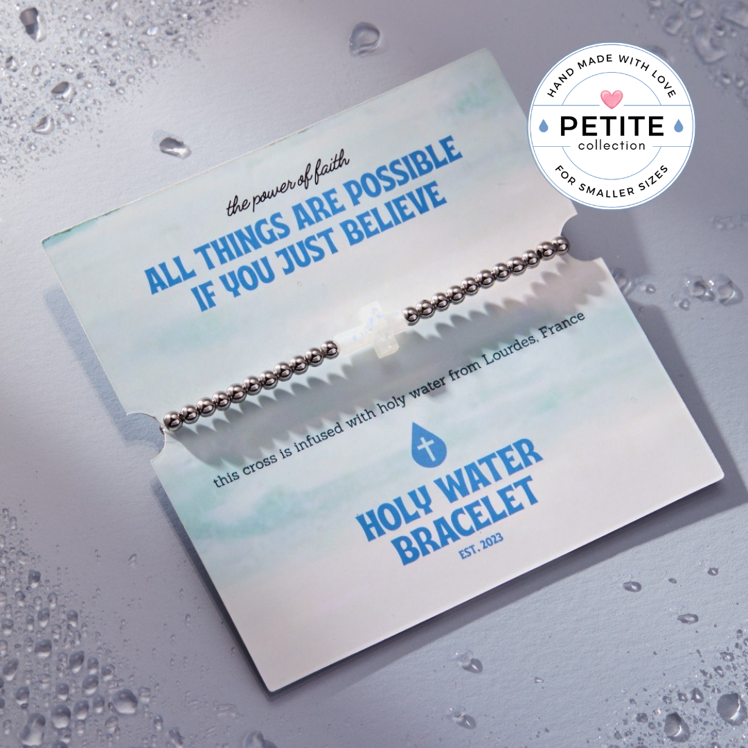 Holy Water Bracelet - Vendita all'ingrosso Bracciale con perline - BRACCIALETTO ELASTICO PICCOLO ACQUA SANTA1