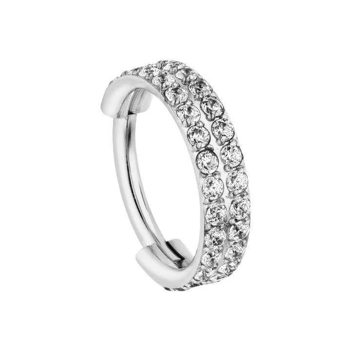 Schmuckgroßhandel - Wholesale Single Earring - Double Shine Clicker | Nose & Ear Piercing2