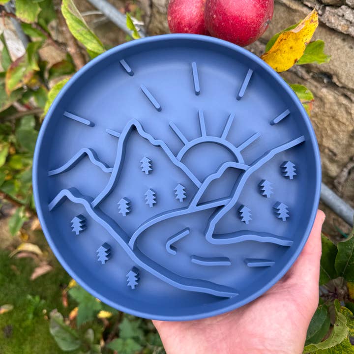 Bodhi & The Birchtree - Wholesale Pet Bowl - Dog - Mountain Encirhment Bowl Midnight0