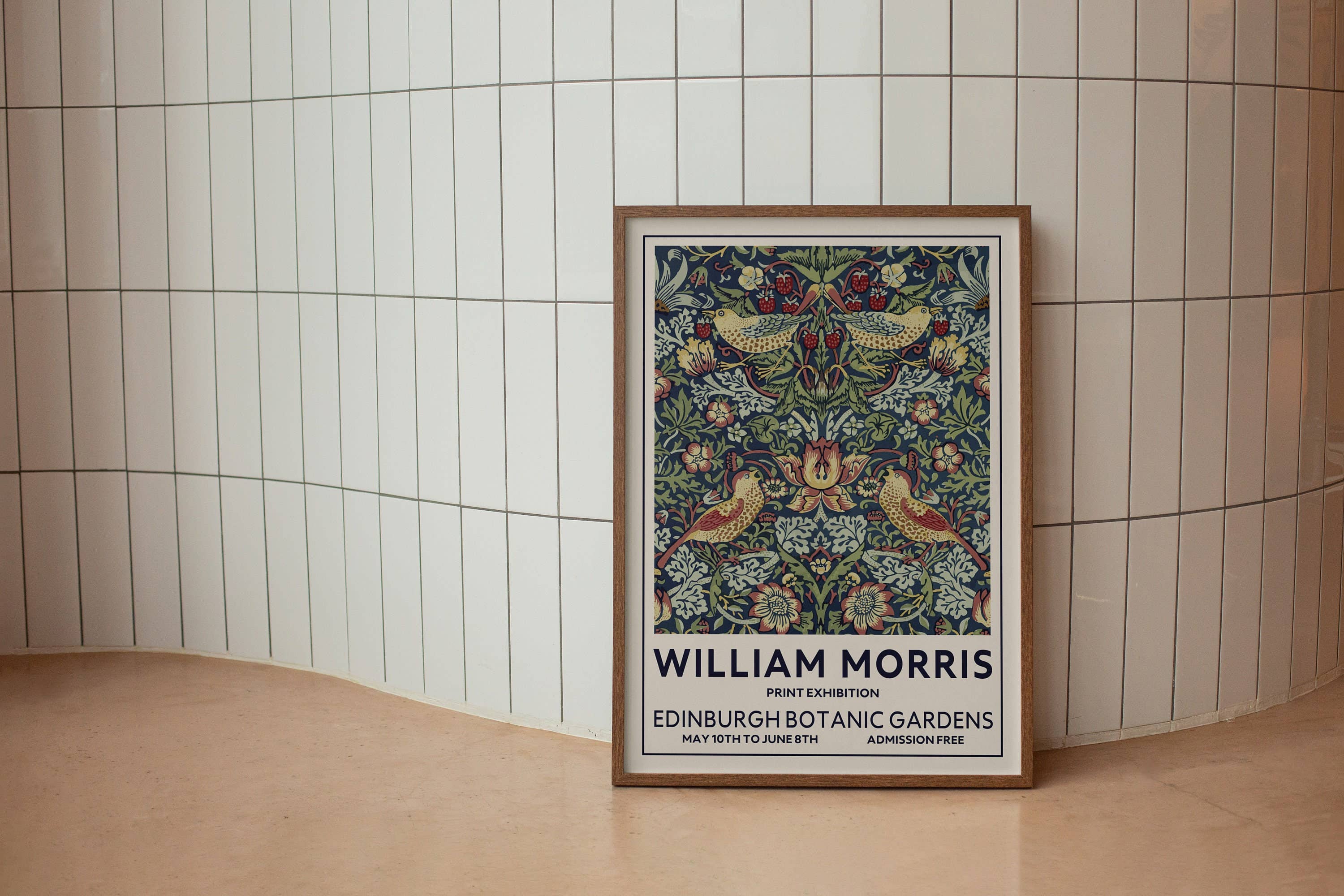 Jaffa Orange – wholesale Art print – William Morris Giclée Art Print, Edinburgh Botanic Bird1