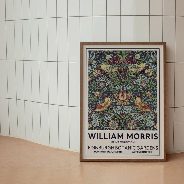 Jaffa Orange – wholesale Art print – William Morris Giclée Art Print, Edinburgh Botanic Bird1