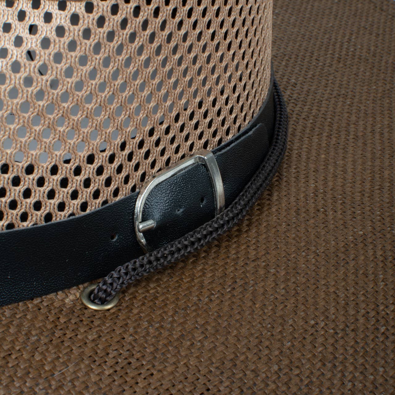 Selini New York - Wholesale Fedora - Men's - Men's S/S Leather Belt Banded Mesh Fashion Fedora Hat5