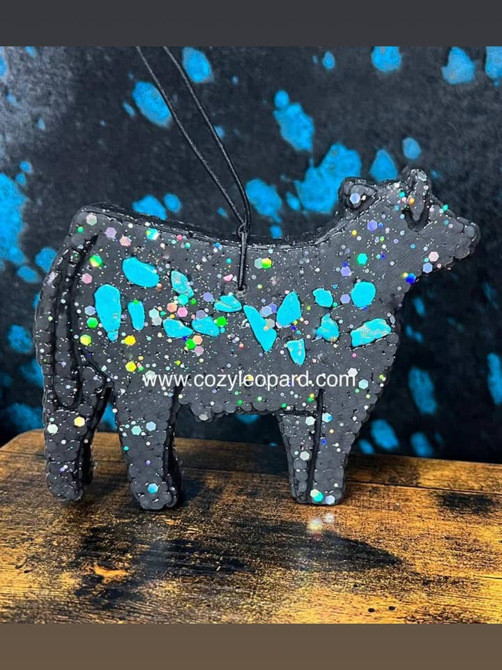 Show Cow Car Freshie for wholesale by Cozy Leopard Boutique