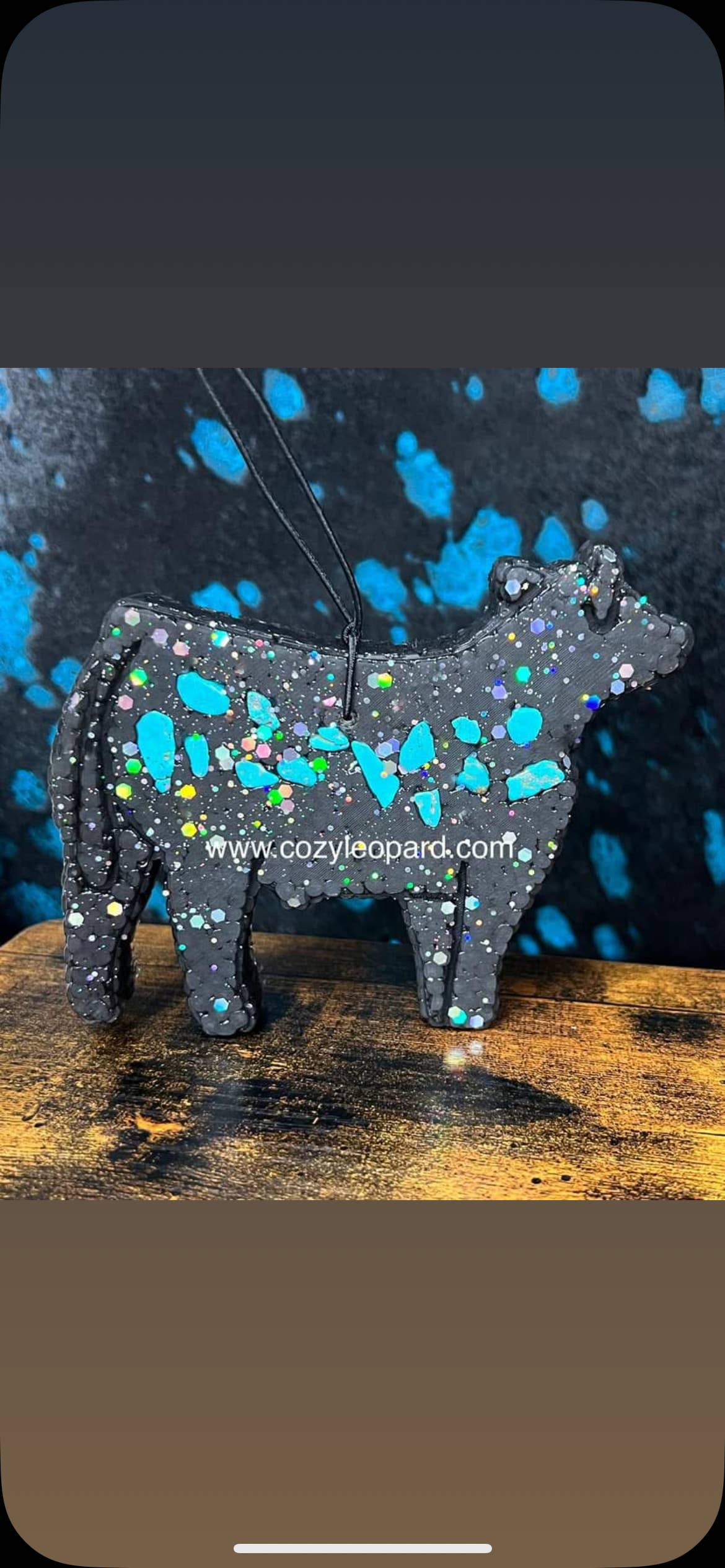 Show Cow Car Freshie for wholesale by Cozy Leopard Boutique