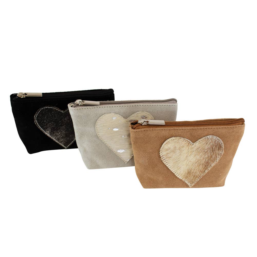 Mars & More - Brand of B Living - Wholesale Makeup/Cosmetic Bag - Make Up Black Heart Bag 15 Cm1