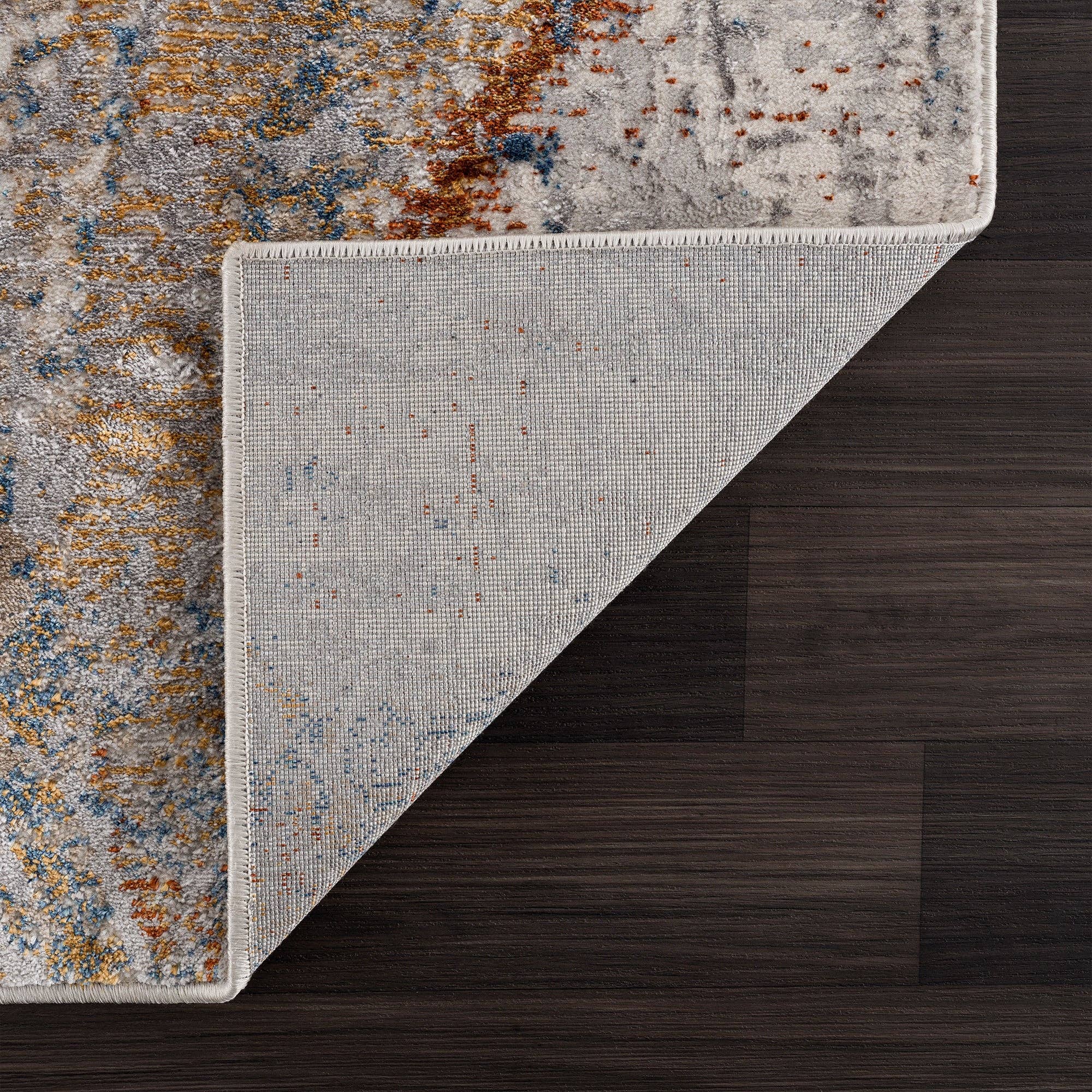 Multi Tapis multicolore Abstract Circle en vente sur Faire7