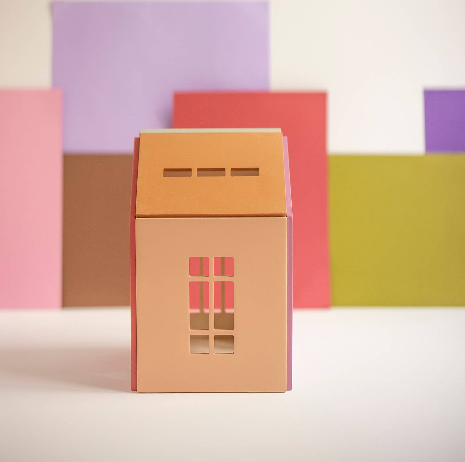 Babai – Großhandel Puppenzubehörset – Kinder – Babai Puppenhaus auf Magneten, Größe L, Lollipop-Farben4