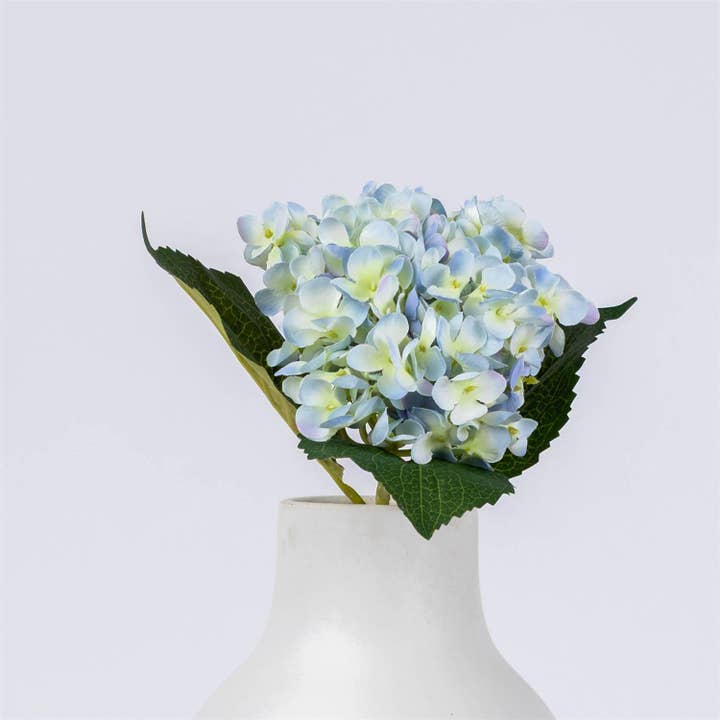 Audrey's Home & Gift – wholesale Artificial flowers – Stem - Hydrangea Light Blue (PK/12)2