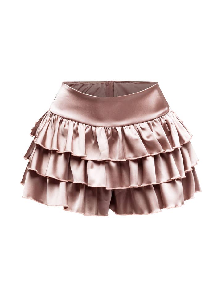 Plus Size Satin ruffled shorts and other Purchase Wholesale plus shorts. Free Returns & Net 60 Terms on Faire trending on Faire.