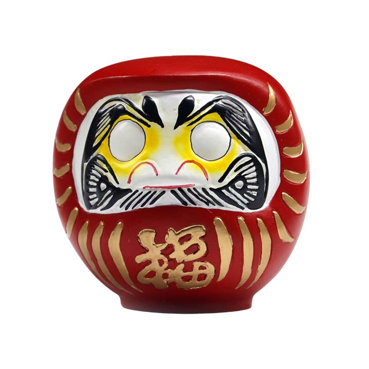 Urban Tokyo - Wholesale Decorative Figurine - 3.5 Inch Lucky Daruma Red Fortune Unpainted Eyes (1/36)4