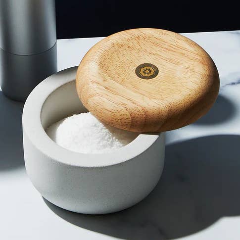 Evermill Salt Well — White & Oak for wholesale by Evermill