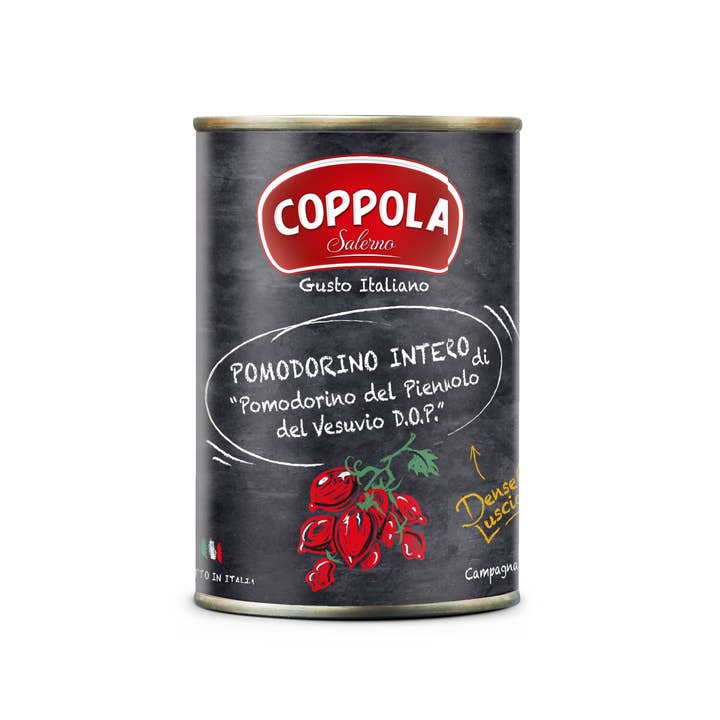 Coppola Piennolo del Vesuvio Cherry Tomatoes PDO 400g for wholesale by Gourmica