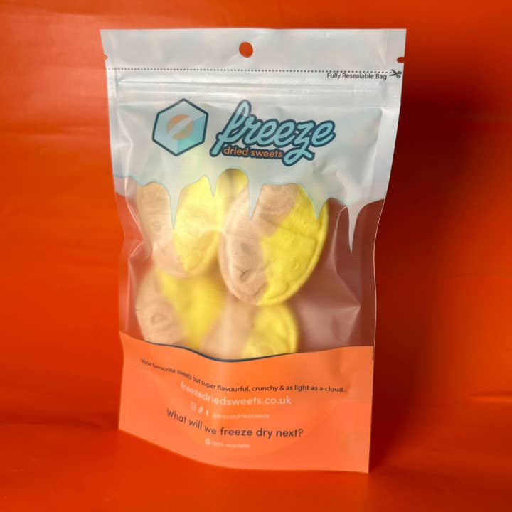 Freeze Dried Sweets - Wholesale Hard Candy - BUBs Banana Caramel 5 Pieces | Vegan