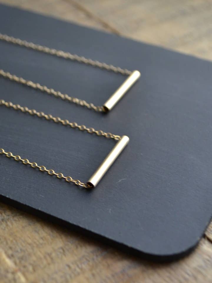 Bar halskæde for engroshandel hos Andrea Watson Designs