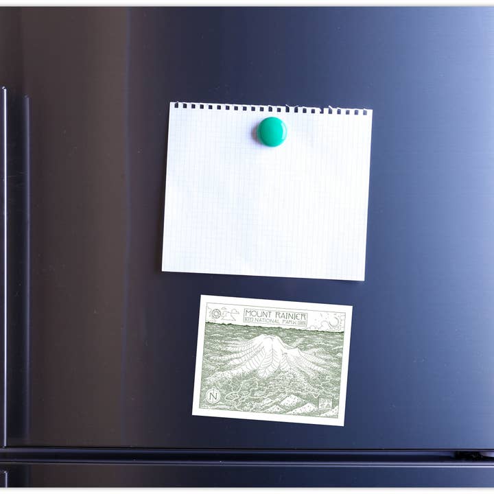 National Park Obsessed LLC - Wholesale Sticker - Mount Rainier National Park Map Sticker7