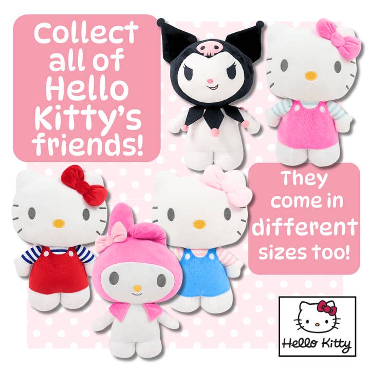 Baby Republic – Engroshandel Plyslegetøj - Børn og baby – Hello Kitty Gavesæt 16 CM Stående Hello Kitty, Kuromi & Melody4