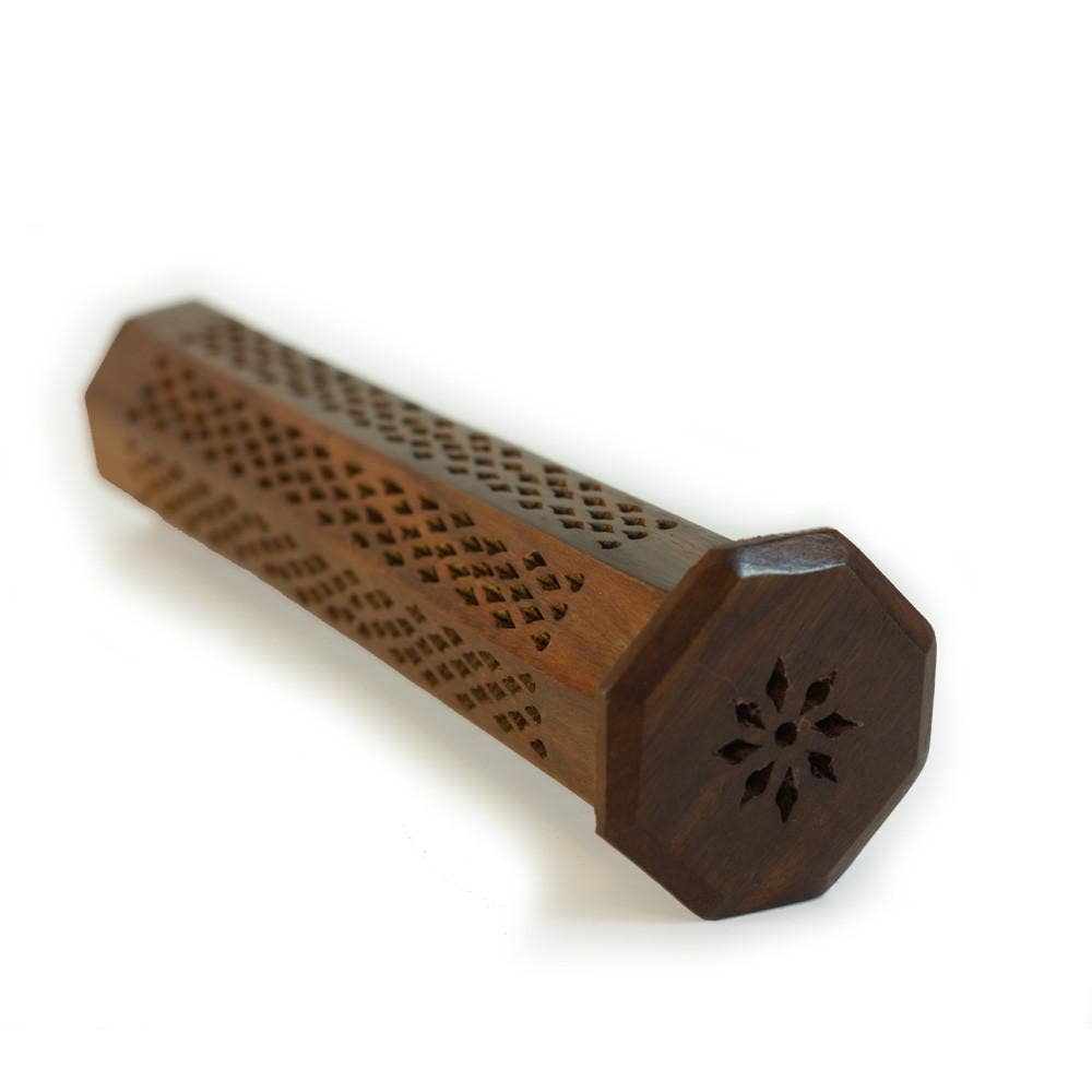 Prabhuji's Gifts – Großhandel Räucherstäbchenhalter – Räuchergefäß — Dekoratives Räuchergefäß aus Holz1