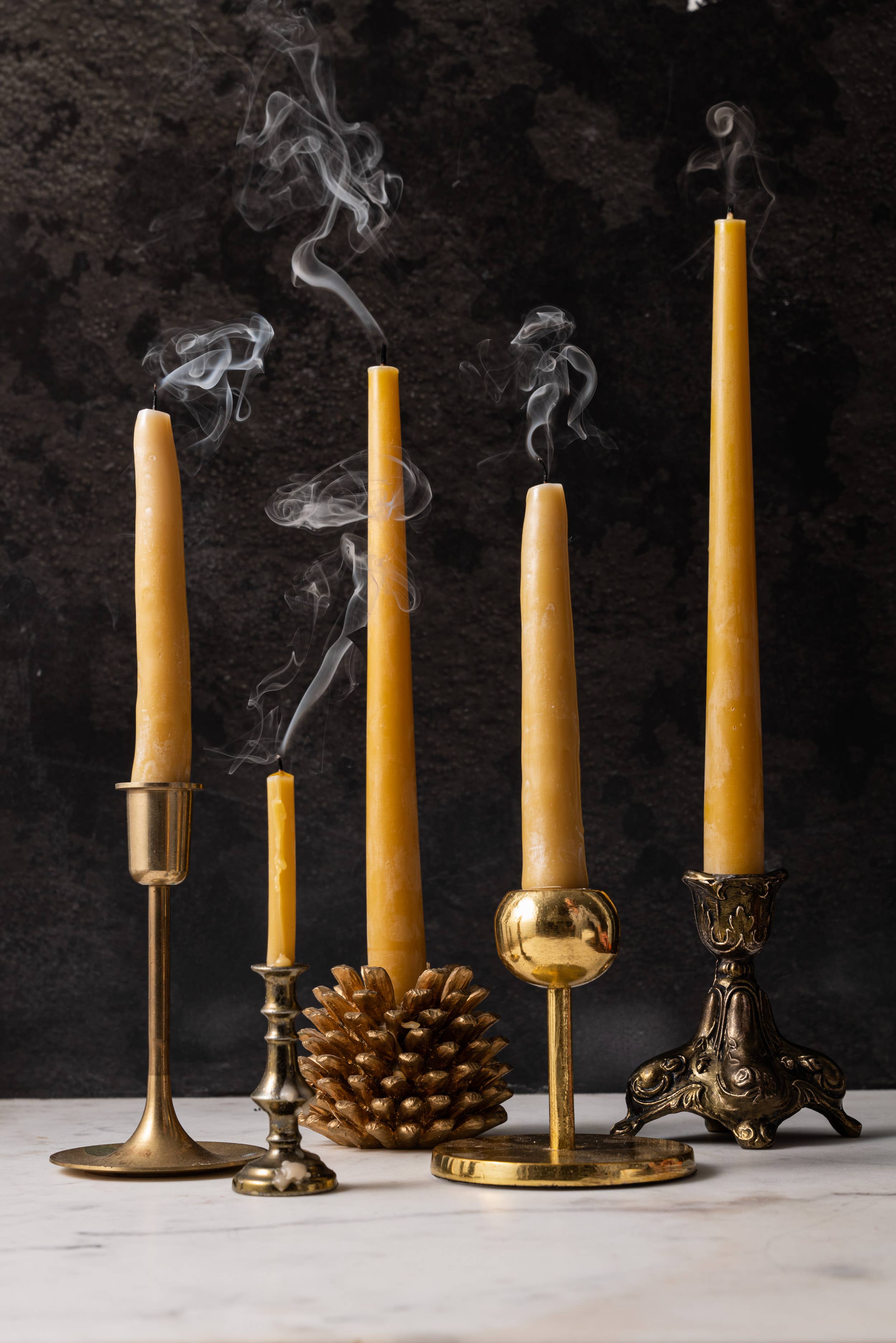 Pine Barrens Post - Wholesale Tapered Candle/Candlestick - Pure Beeswax 10" Classic Tapers4