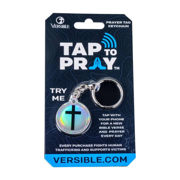 Versible - Wholesale Keychain - Unisex - Tap To Pray® Acrylic Keychain29