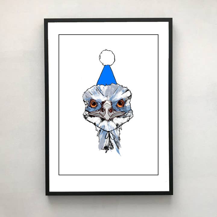Emu A3 Art Print for wholesale by STETCH