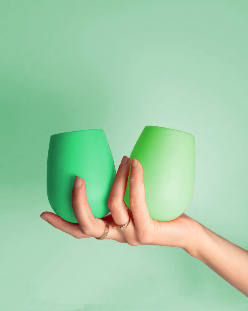 porter green | style + sustainability - Wholesale Drinking glass/cup - Gerbera + Leaf | Fegg | Silicone Unbreakable Glasses2