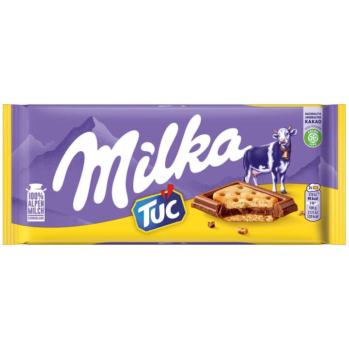 Milka & Tuc 87g (European) for wholesale by Global Bite Co
