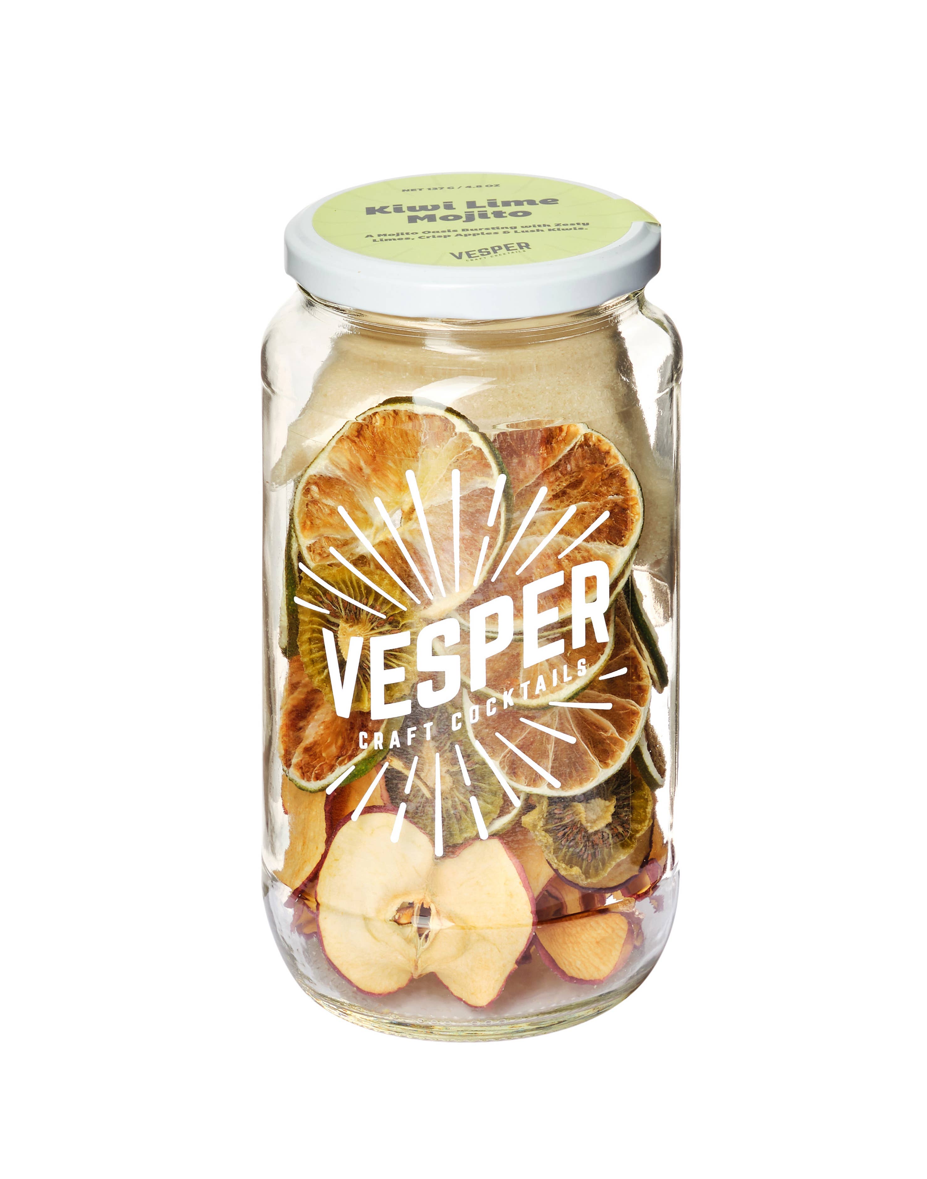 Vesper Craft Cocktails (No duties | Ships from CAN/USA) - Wholesale Cocktail Mix/Syrup - 32 oz Cocktail / Mocktail Mixer - Kiwi Lime Mojito2