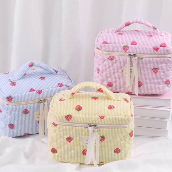 Dipped Shop - Wholesale Makeup/Cosmetic Bag - Candy Color Sweet Large Capacity Cosmetic Bag DPB2507