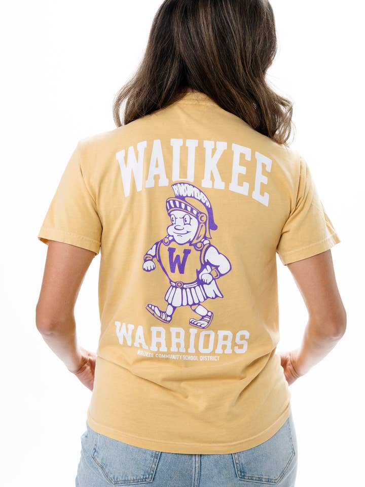 Camiseta Vintage do Mascote Waukee Northwest Wolves por atacado de Room 1021