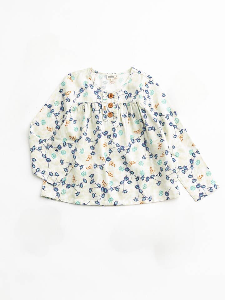 Folklore Top (Leafy Vines) for wholesale by Finding Foxtale