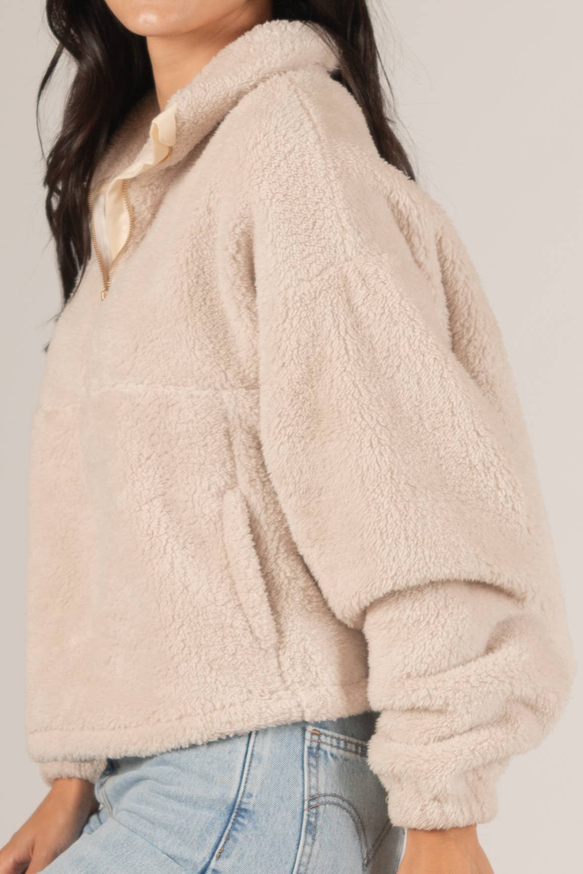 Before You Collection - Vente Polaire – femme - Pull à fermeture éclair en polaire douce2