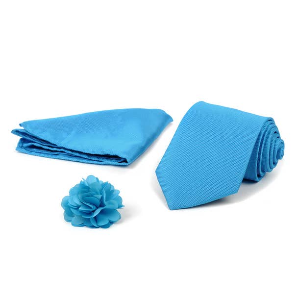 Selini New York - Wholesale Necktie - Men's - 12pc Pattern Tie,  Hanky and  Pin Box Set-THLB3000-SS
1