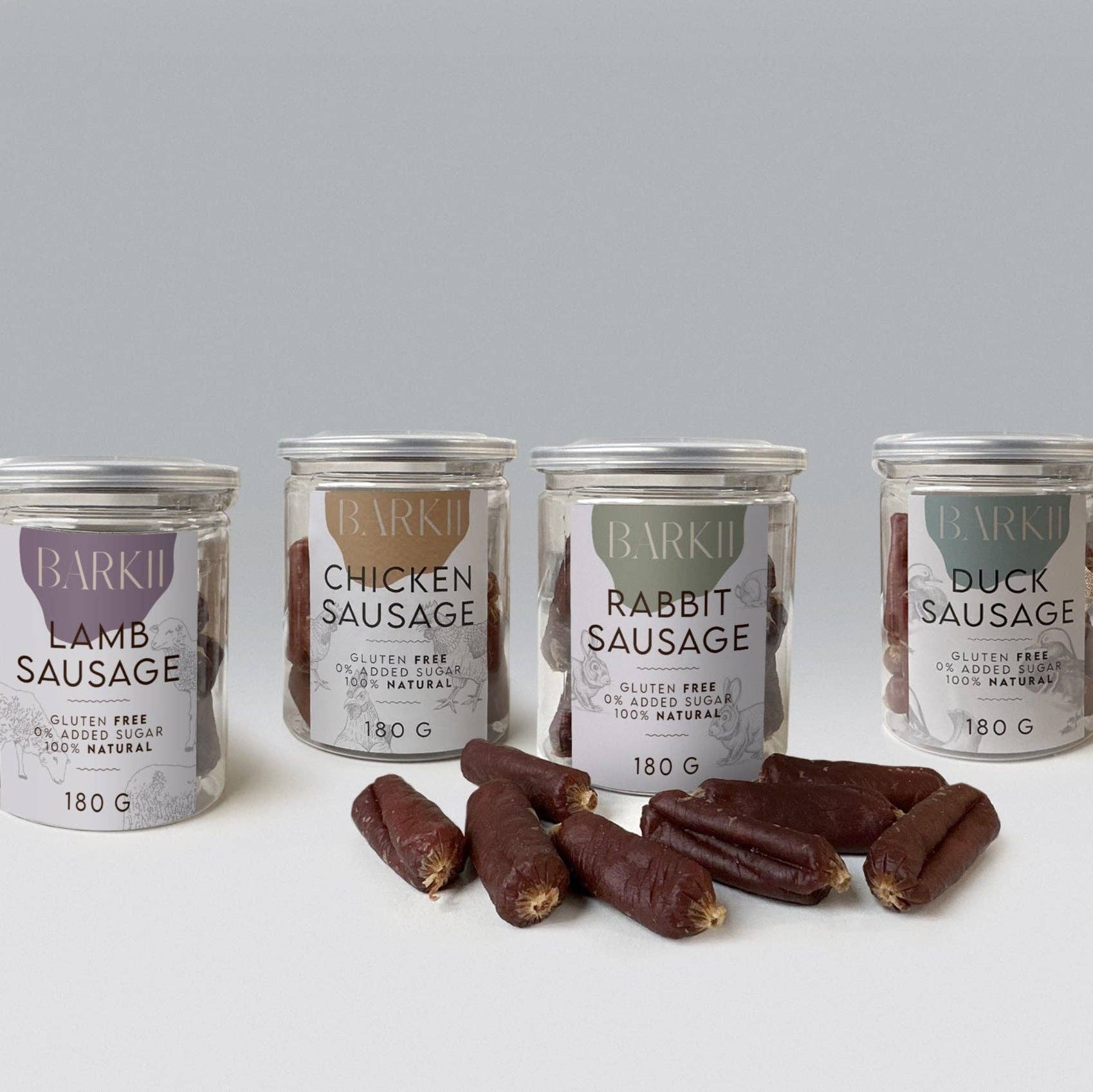 Staey - Vendita all'ingrosso Snack - Cani - Barkii Salsicce Morbide | Coniglio | 180 g2