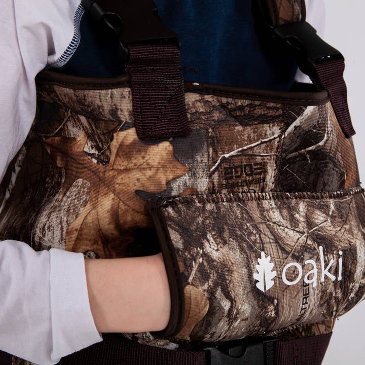 Oaki – Botas de chuva - Crianças por atacado – Vadeadores em neoprene com padrão Realtree7