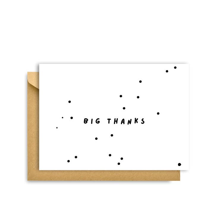 CARTE GRAND MERCI pour la vente par My Hygge Shop