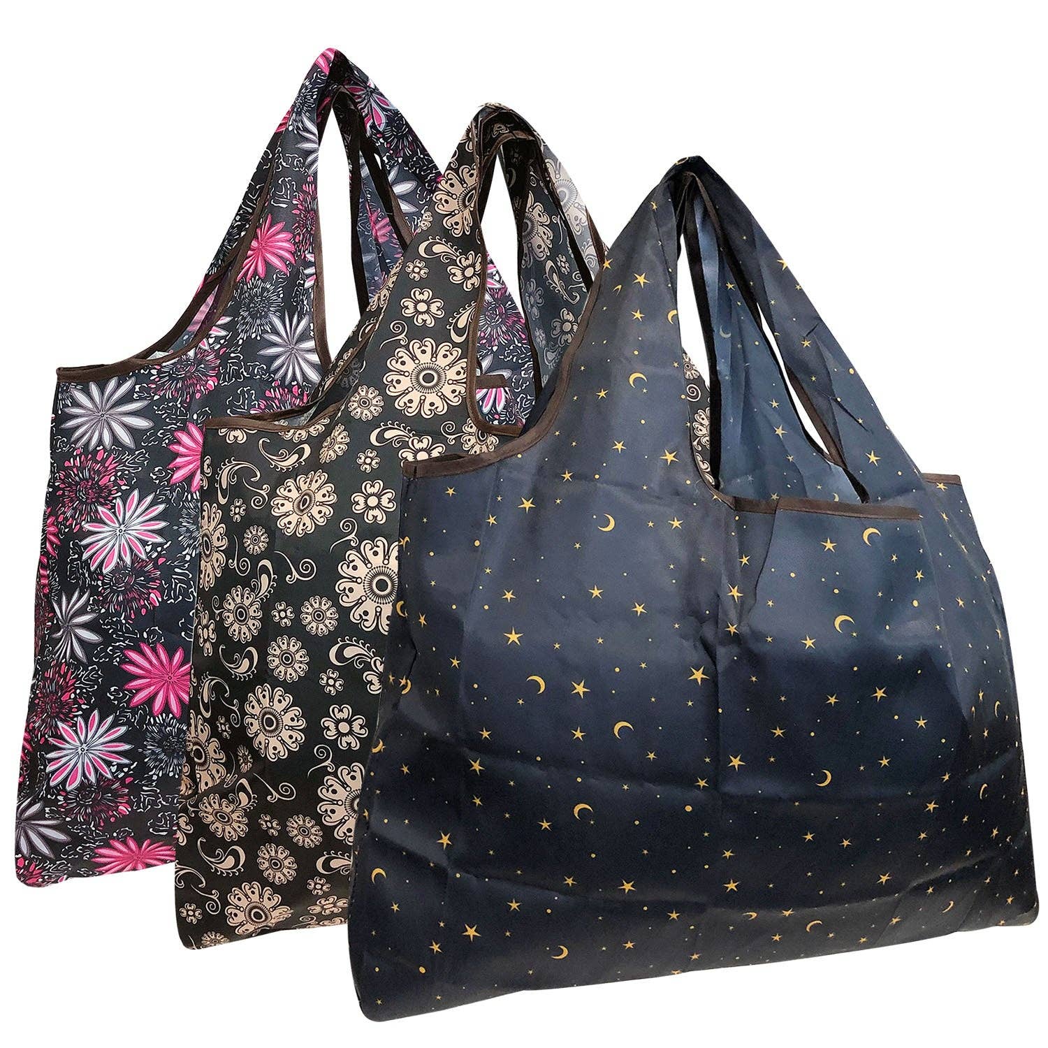 Wrapables.com - Wholesale Grocery/Shopping Bag - Wrapables Eco-Friendly Large Nylon Reusable  Bags (Set of 3)128