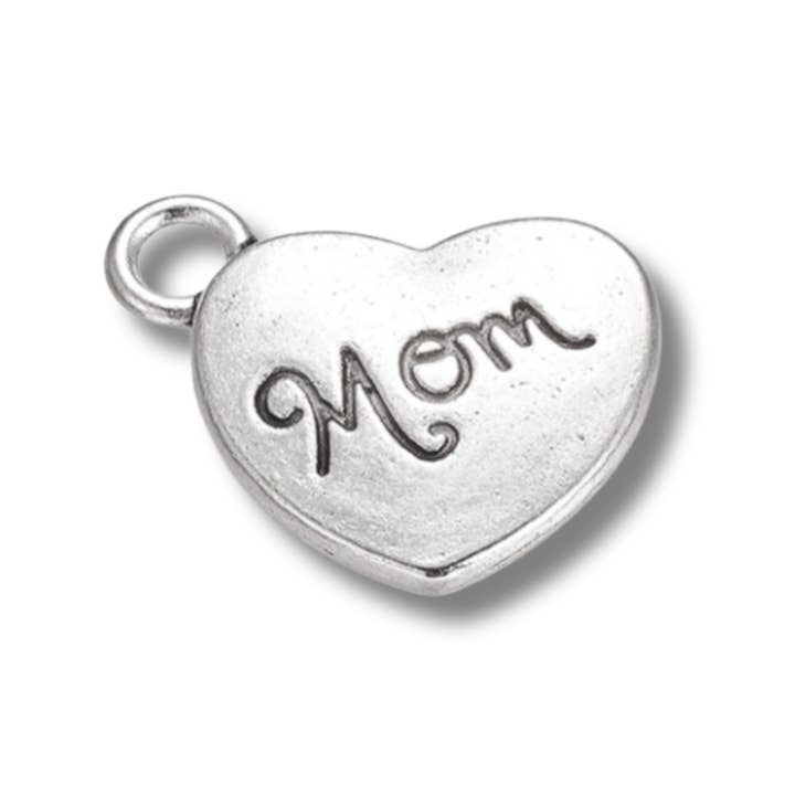 Mom Silver Charm for wholesale by Love, Paige Designs