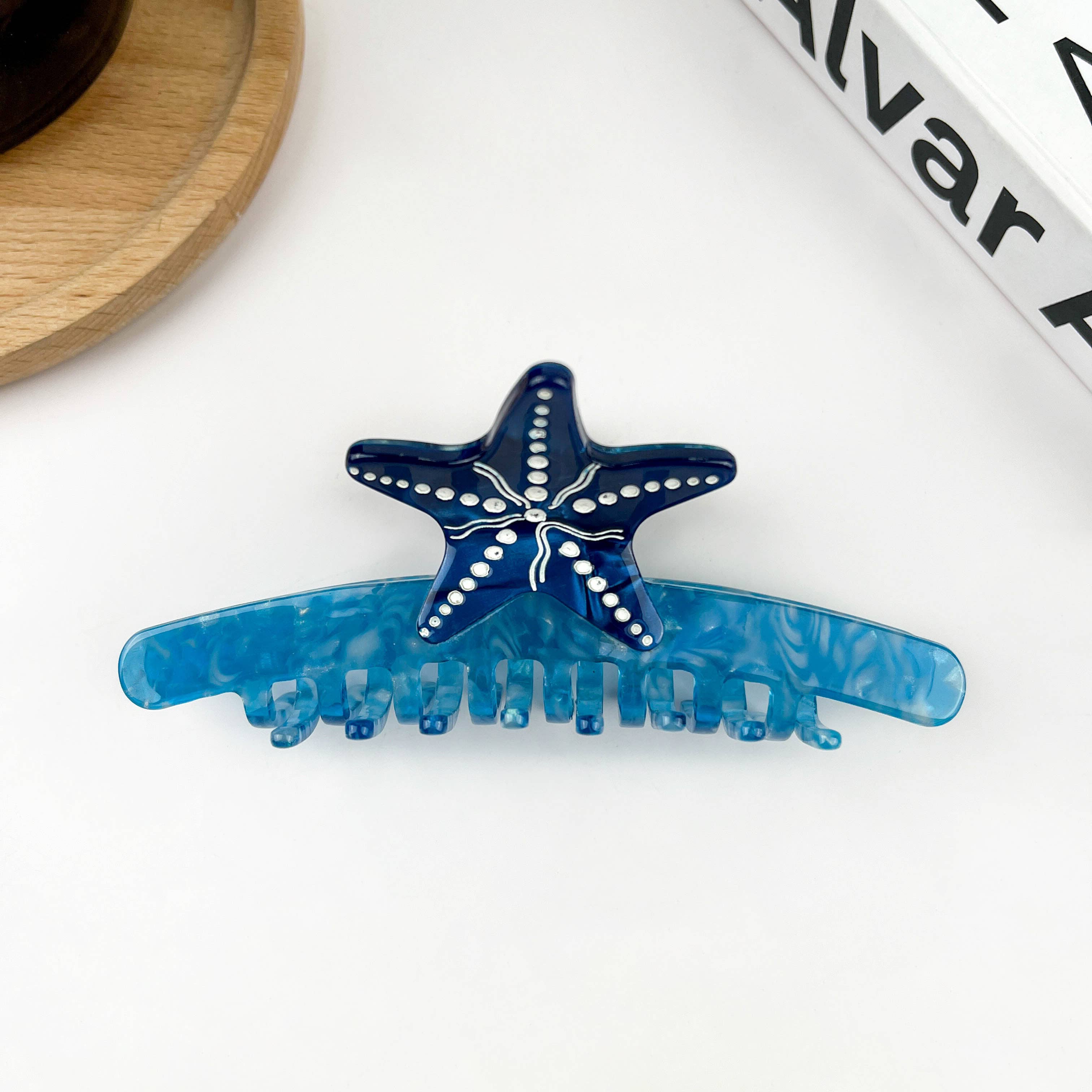 TheDivaSoap - Wholesale Hair Clip - Women's - Starfish Hair Clip, Acetate Claw Clip5