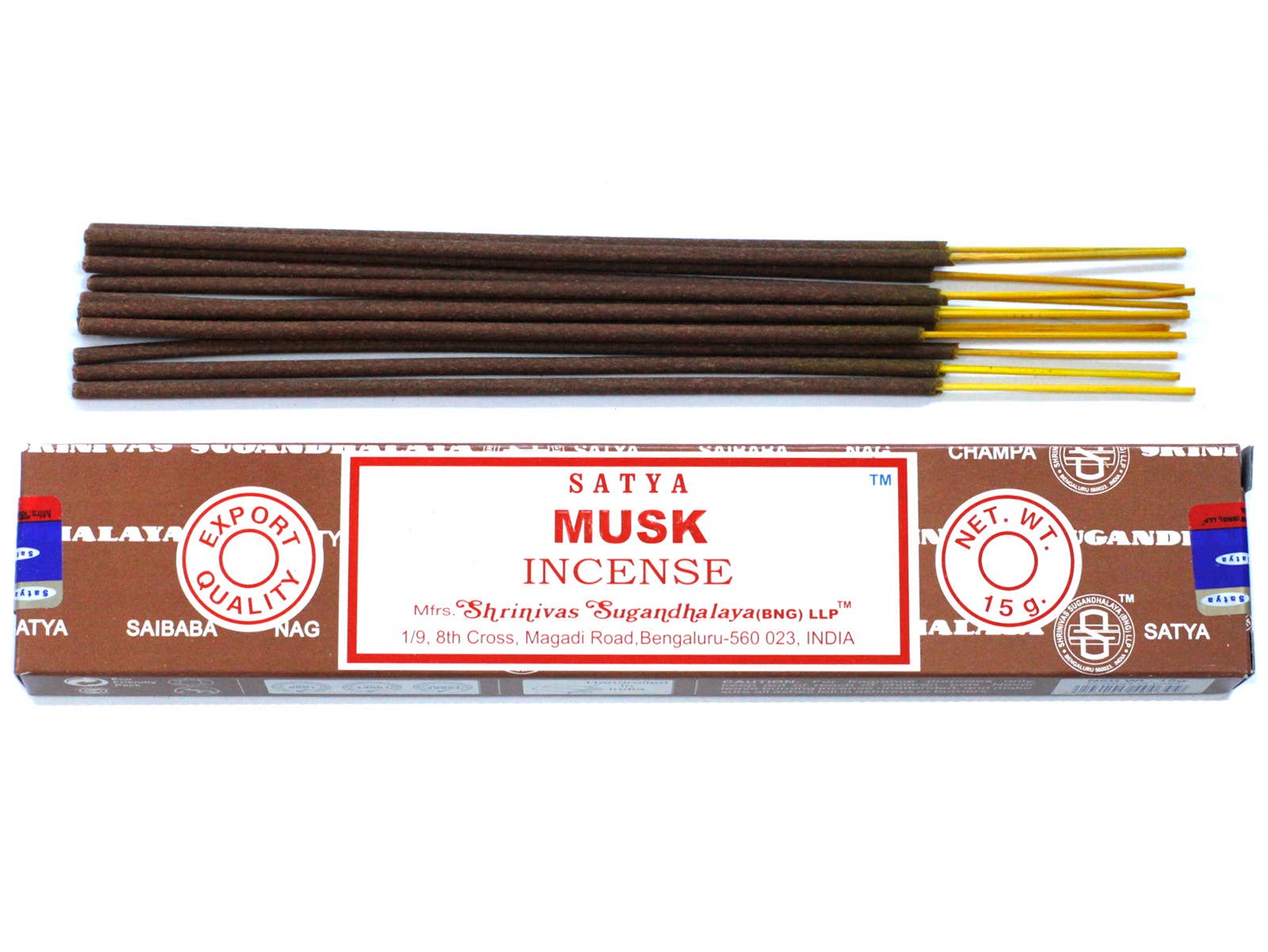 AWGifts Europe - Wholesale Incense - Satya Incense 15gm - Musk1
